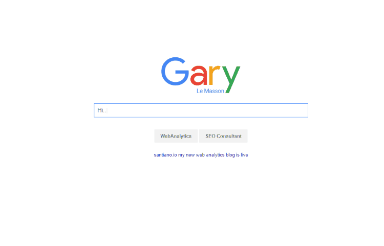 Example of personal website (new) - Gary