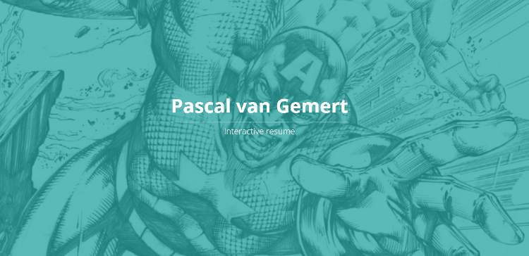 Example of personal website (new) - Pascal