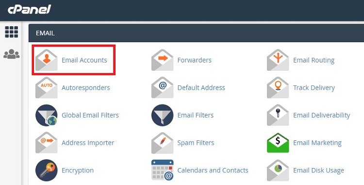 Setting up a simple email account in cPanel
