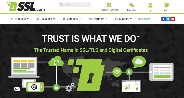 SSL.com - a commercial SSL certificate provider.