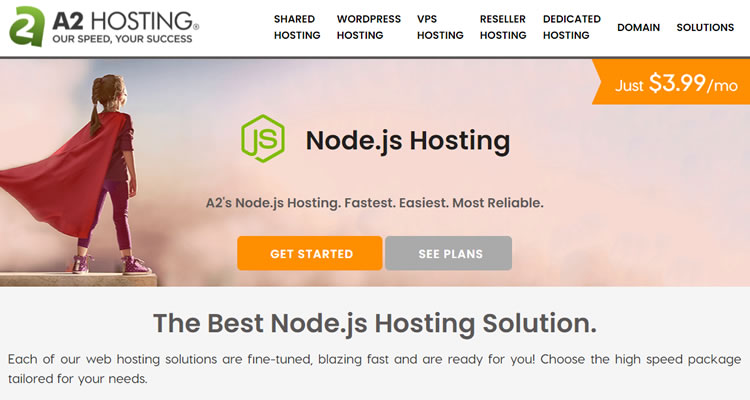 A2 Nodejs hosting - cheapest in market!