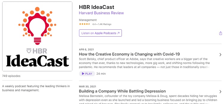 Business Podcast - HBR IdeaCast