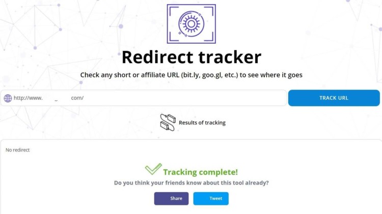 Redirect Tracker (by Website Planet)
