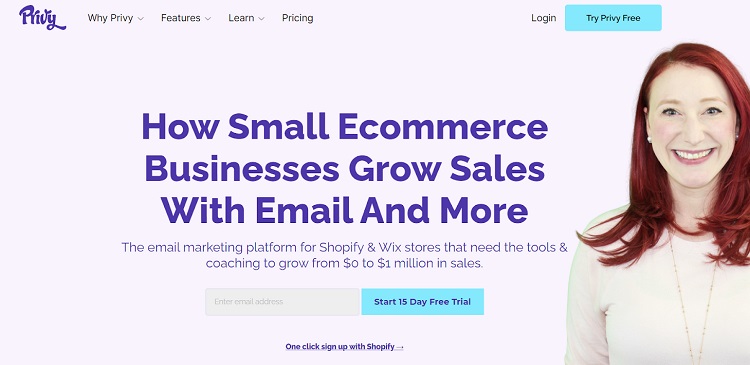 Privy is a powerful Shopify popup app and email marketing platform