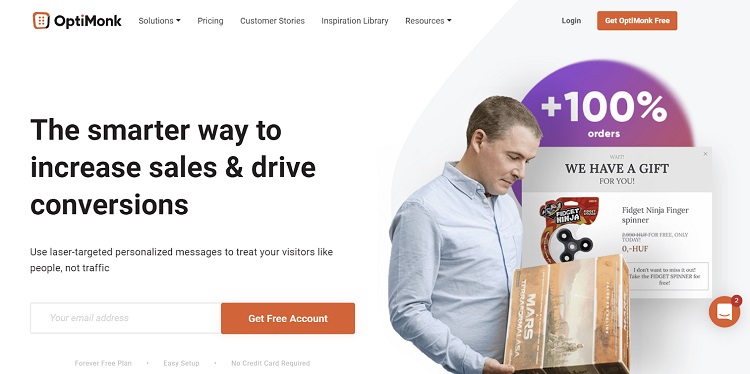 Optimonk is a trusted Shopify popup app that helps you increase sales