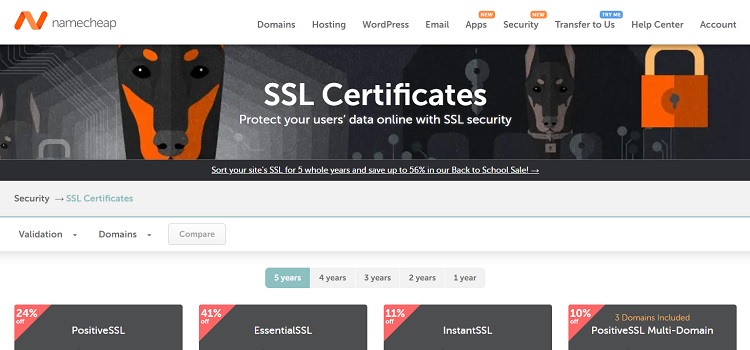 Namecheap SSL - Cheap basic SSL for individual bloggers and webmasters