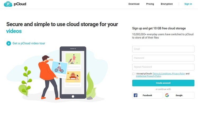 pCloud - Help secure business data