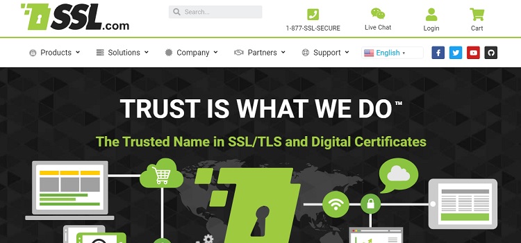 SSL.com - Cheap SSL, TLD, and digital certificates provider