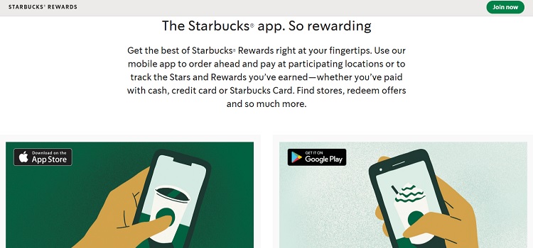 Starbuck Rewards Apps