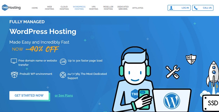 TMD Hosting - Cheap WordPress Hosting for newbies and small businesses